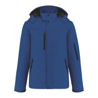 PARKA SOFTSHELL ACOLCHOADA C/ CAPUZ AZUL REAL K650
